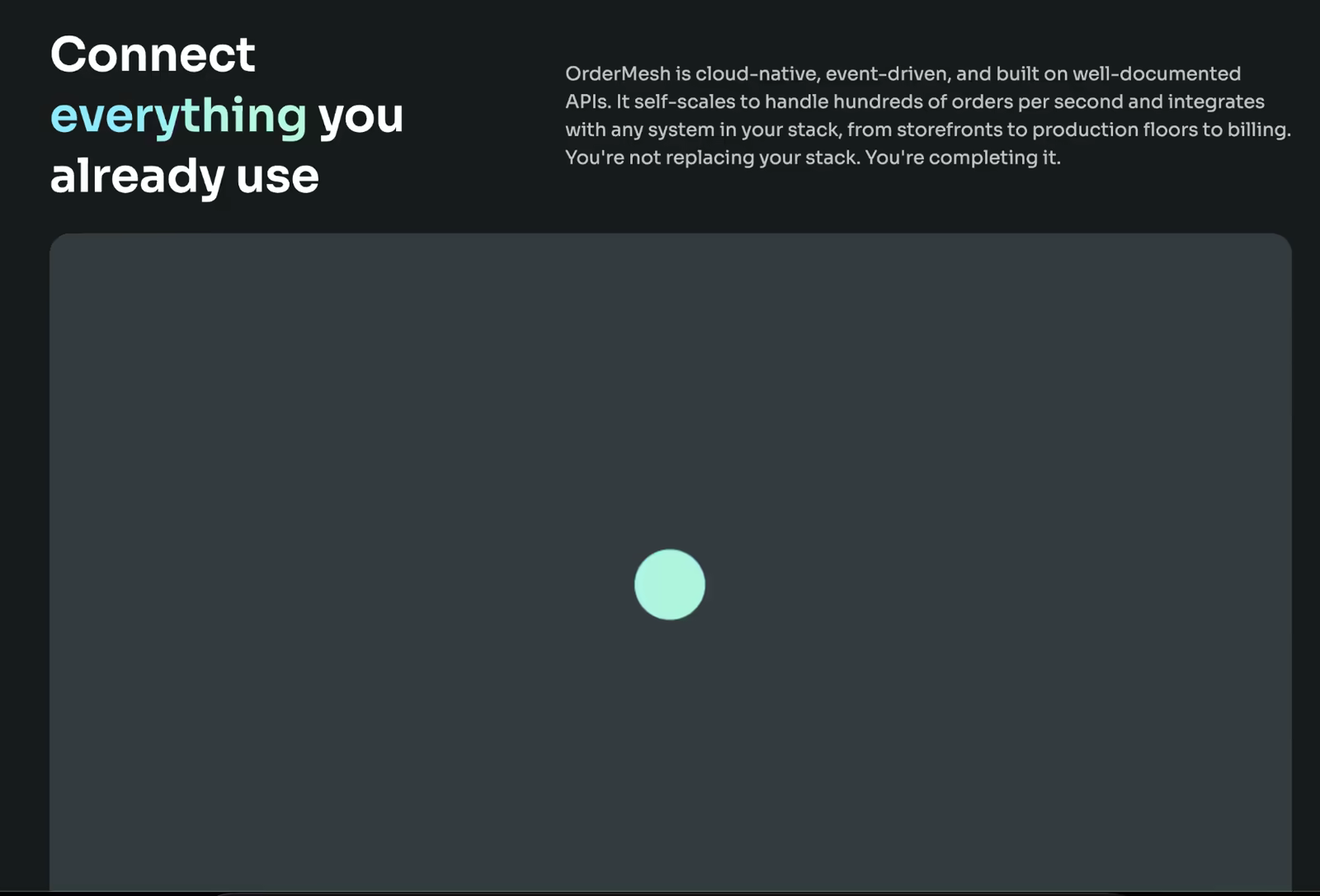 OrderMesh Replatform screenshot 4